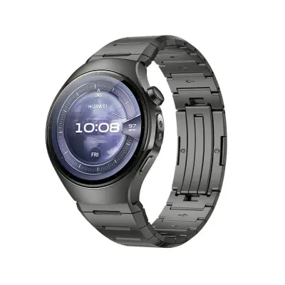 Združljiv s Huawei Watch 5 - 22mm nadomestni pas iz nerjavečega jekla DarkGrey