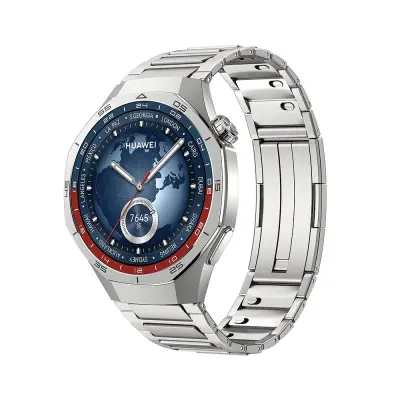 Združljiv jekleni pašček za uro HUAWEI GT5 Pro - 22 mm nadomestni pašček Silver