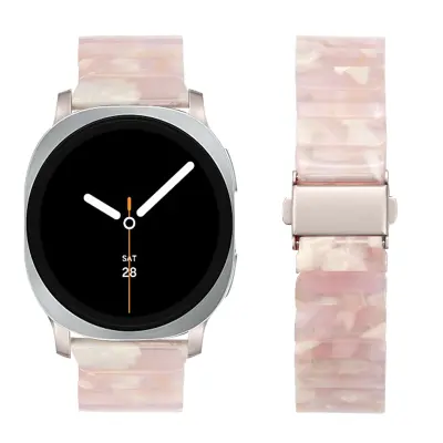 Združljiv z Samsung Watch 8/8 Classic smolni pašček - eleganten in udoben Pink