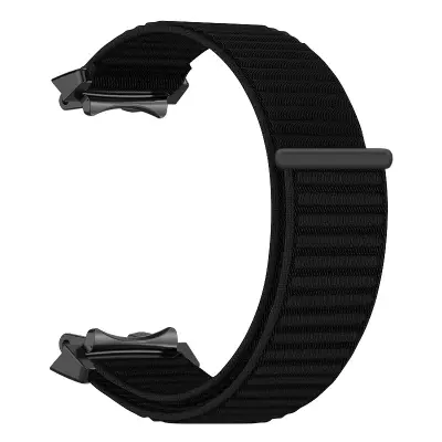 Združljiv z Amazfit T-Rex 3 - Najlonski pleten pašček za uro Black