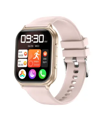 Večnamenska pametna ura s spremljanjem zdravja in podporo za Bluetooth klice Pink