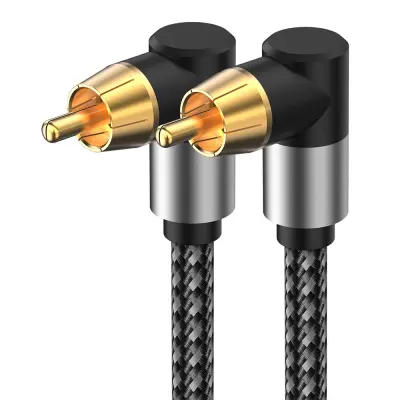 Digitalni Koaksialni Avdio Kabel s Pravim Kotom - TV, SPDIF 5.1 Kanal RCA  10 m