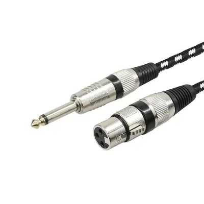 6.5mm na XLR ženski mikrofonski kabel - povežite ojačevalnike in mešalnike  1,5 M