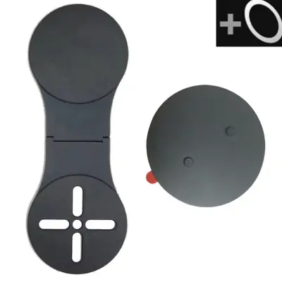 Magnetno zložljivo stojalo za telefon, združljivo z MagSafe - dvojni magnet Black