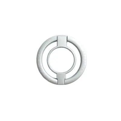 Magnetno držalo za prstan za telefon, 360° vrtljiv kovinski oprijem, združljivo z MagSafe Silver