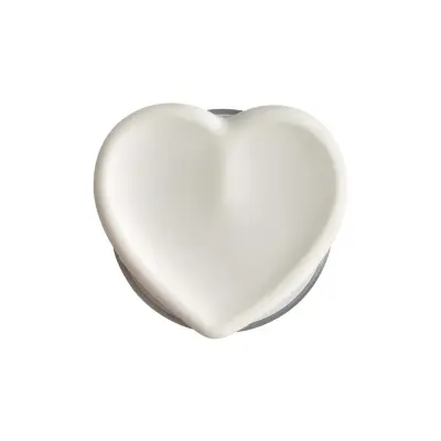 Silikonsko magnetno MagSafe stojalo in oprijem v obliki srca - razširljivo držalo za telefon White