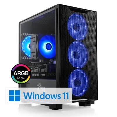 CSL Gaming PC M12160H, Intel Core Ultra 7 265KF (8 3900 MHz), 32 GB DDR5-RAM, SSD 2 TB, Windows 11 Home