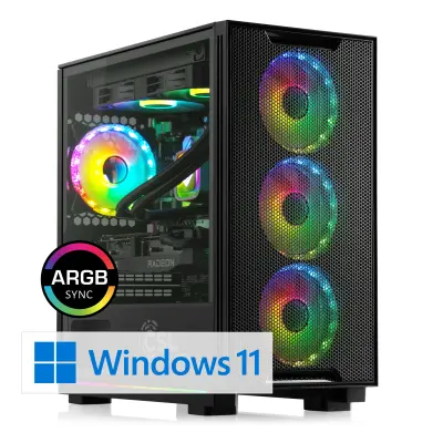 CSL Gaming PC M10540H, AMD Ryzen 9 7900 (12 3700 MHz), 32 GB DDR5-RAM, SSD 2 TB, Windows 11 Home