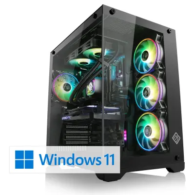 CSL Gaming PC M10510H, AMD Ryzen 5 7600X (6 4700 MHz), 16 GB DDR5-RAM, SSD 1 TB, Windows 11 Home