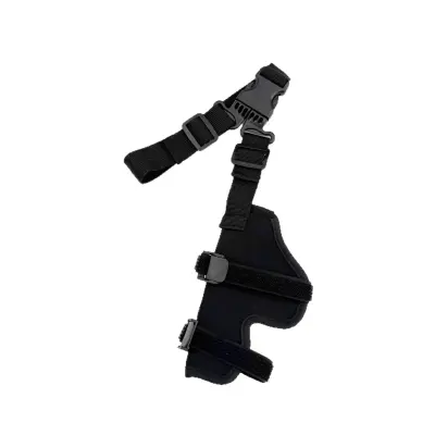 Črna zaščitna manšeta za zadnjo nogo psa - podpira sklepe in pomaga pri okrevanju  L