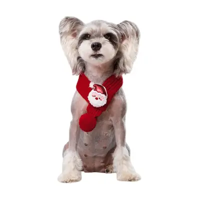 Rdeč pleten šal za hišne živali - ljubek in moden dodatek za mačke in pse  L