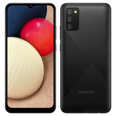 Obnovljeno - znaki rabe - Ecofone Galaxy A02s 4G crn 32 GB 3 GB ram