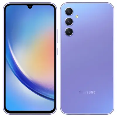 Obnovljeno - kot novo - Ecofone Galaxy A34 5G vijolicen 128 GB 6 GB ram