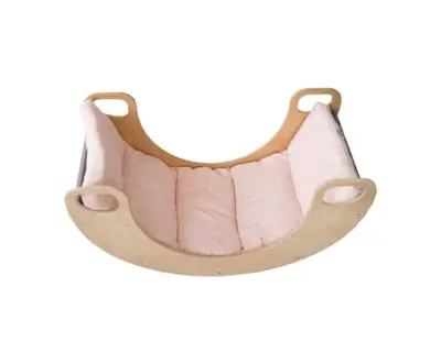 Blazina za gugalno desko otroški Moon pink