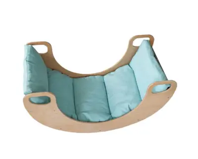 Blazina za otroško gugalno desko Moon modro