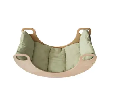 Blazina za otroško gugalno desko Rocker Moon zelena