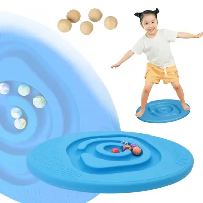 Otroška ravnotežna deska Egg - Modra