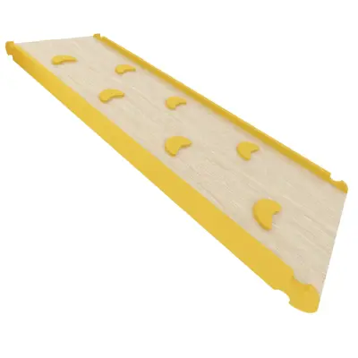 Domači tobogan za otroke Moon domače igrišče Rumena