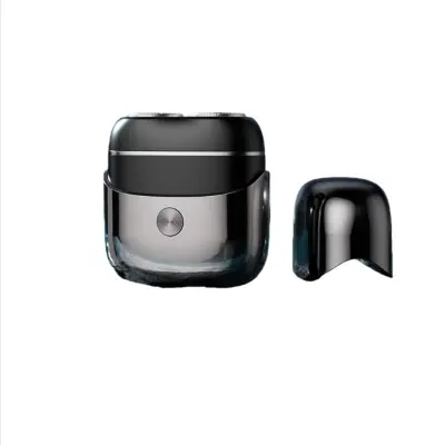 Mini prenosni električni brivnik za moške - USB, vodoodporen, potovalni Gun Black