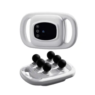 6-glavna profesionalna terapevtska fascia pištola: masažer za globoko tkivo White