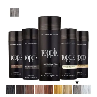 Toppik lasna vlakna, Grey / Siva (veliki 27.5 g, do 50 nanosov)