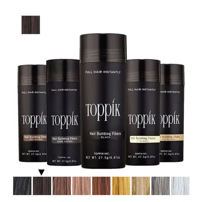 Toppik lasna vlakna, Dark Brown / Temno rjava (veliki 27.5 g, do 50 nanosov)