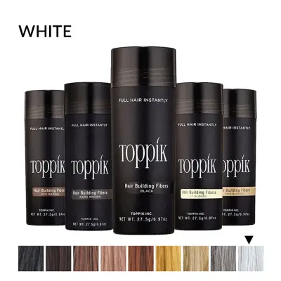 Toppik lasna vlakna, White / Bela (veliki 27.5 g, do 50 nanosov)