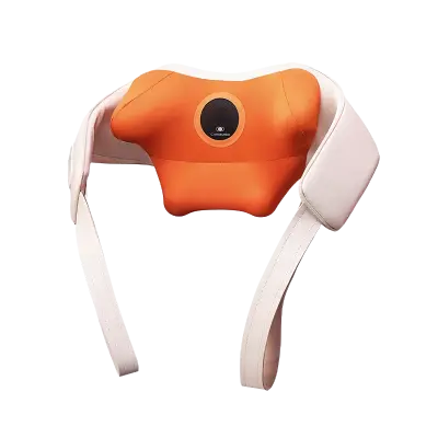 Breo N6 Mini (bež in oranžna) brezžični masažer za vrat in ramena