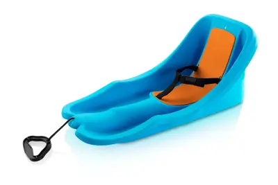 Gizmo Riders otroški bob, sani, do 25kg, mint oranžen - BABY RIDER