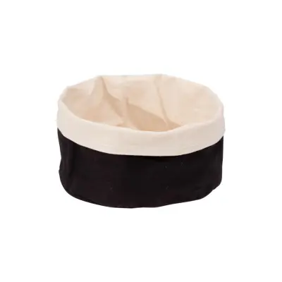 APS, KOŠARA ZA KRUH BOMBAŽNA, BEŽ/ČRNA, 17 X 11 CM, 1 CM