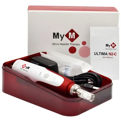 Derma pen mikroigelna mezoterapija za obraz kot darilo piling + kartuše