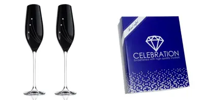 CELEBRATION, DEKOR ČRN, KORAZCI ZA PENINO, 210 ML, 2 KOS