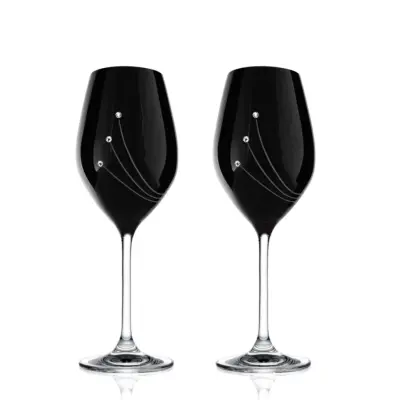 CELEBRATION, DEKOR ČRN, KORAZCI ZA VINO, 360 ML, 2 KOS