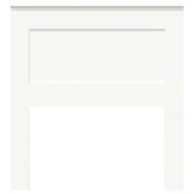 vidaXL Vzglavje z vzglavjem Bela 80 cm Konstruiran les