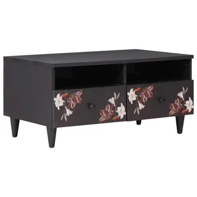 vidaXL Klubska miza večbarvno 80 x 54 x 40 cm Masiven les manga