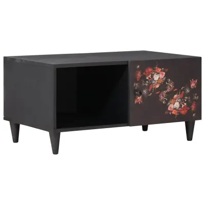 vidaXL Klubska miza večbarvno 80 x 50 x 40 cm Masiven les manga