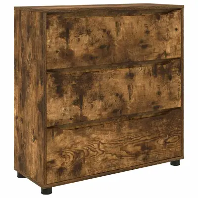 vidaXL Omarica za shranjevanje Dimljeni oreh 80 x 31 x 81 cm