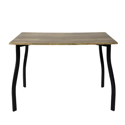 SoBuy Barska miza Barvni les 110x70x75cm Vintage OGT29-N