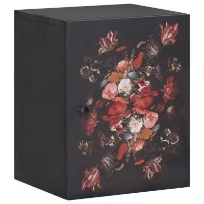 vidaXL Viseča omarica večbarvno 38 x 33,5 x 48 cm Masiven les manga