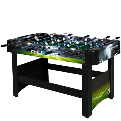 Miza za namizni nogomet– stabilna miza 122×61,5×80,5 cm, MDF, 2 žogici THUNDER® FROST-4FT