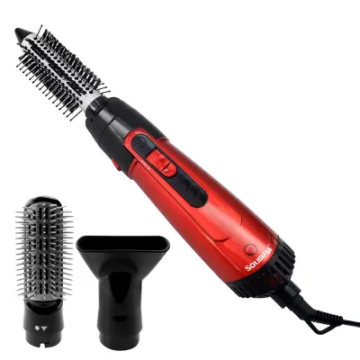 Multifunkcionalna krtača za vroč zrak: 3-stopenjski oblikovalec, volumen in ravnalnik