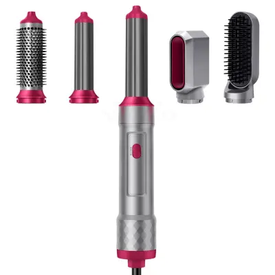 5-v-1 sivi vroč zračni čopič, EU vtič 220V - Stilizator, volumen in kodralnik