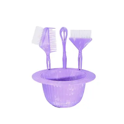 Profesionalni komplet za barvanje las - 4-delni set za popolno barvanje Purple
