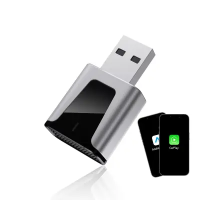 Mini USB Brezžični CarPlay & Android Auto 2-v-1 Smart Car Box J30