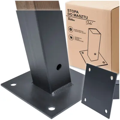 Podstavek za drog, privit na betonsko sidrno nogo 120x120