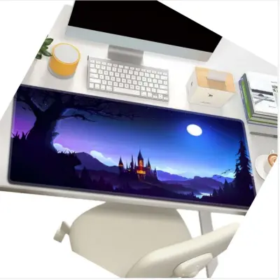 Podloga za miško in tipkovnico iz naravne gume proti drsenju  L