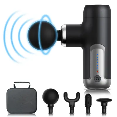 6-stopenjska nastavljiva fascia pištola: Ročni masažer za globoko sprostitev