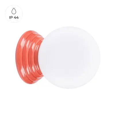 Stenska svetilka ZORI breskev IP44