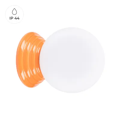 Stenska svetilka ZORI oranžna IP44
