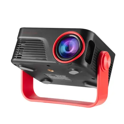 Prenosni domači projektor s podporo za WiFi in 3D, dekodiranje 1080P Black+Red